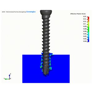 ENDPOINT Virtual Mechanical Test, Grade 20 Axial Pullout Strength